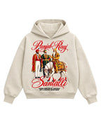 Cream Boxy Hoodie Front Design