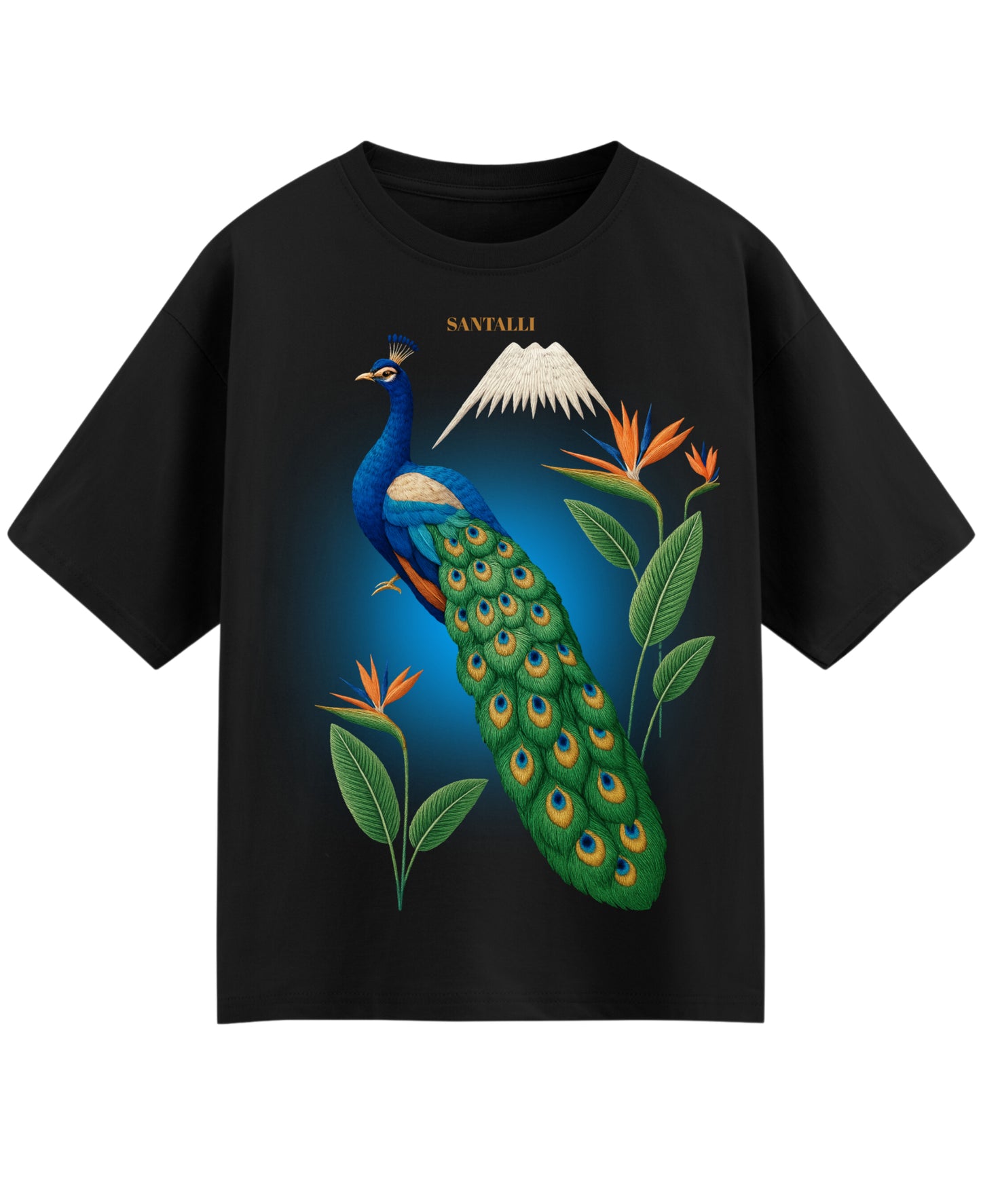 Black Oversized T-shirt Front Design