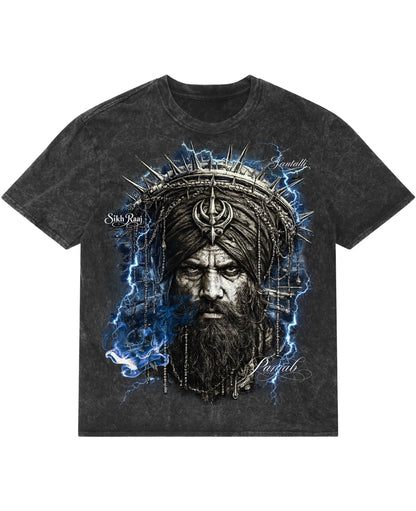 Acidwash Oversized T-shirt Front Design