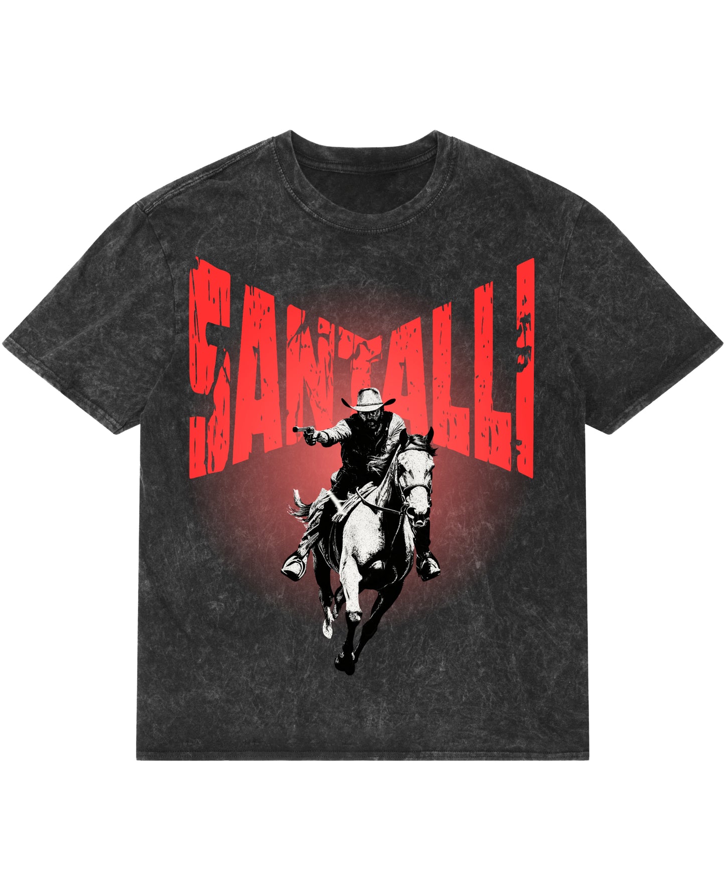 Acidwash Oversized T-shirt Front Design