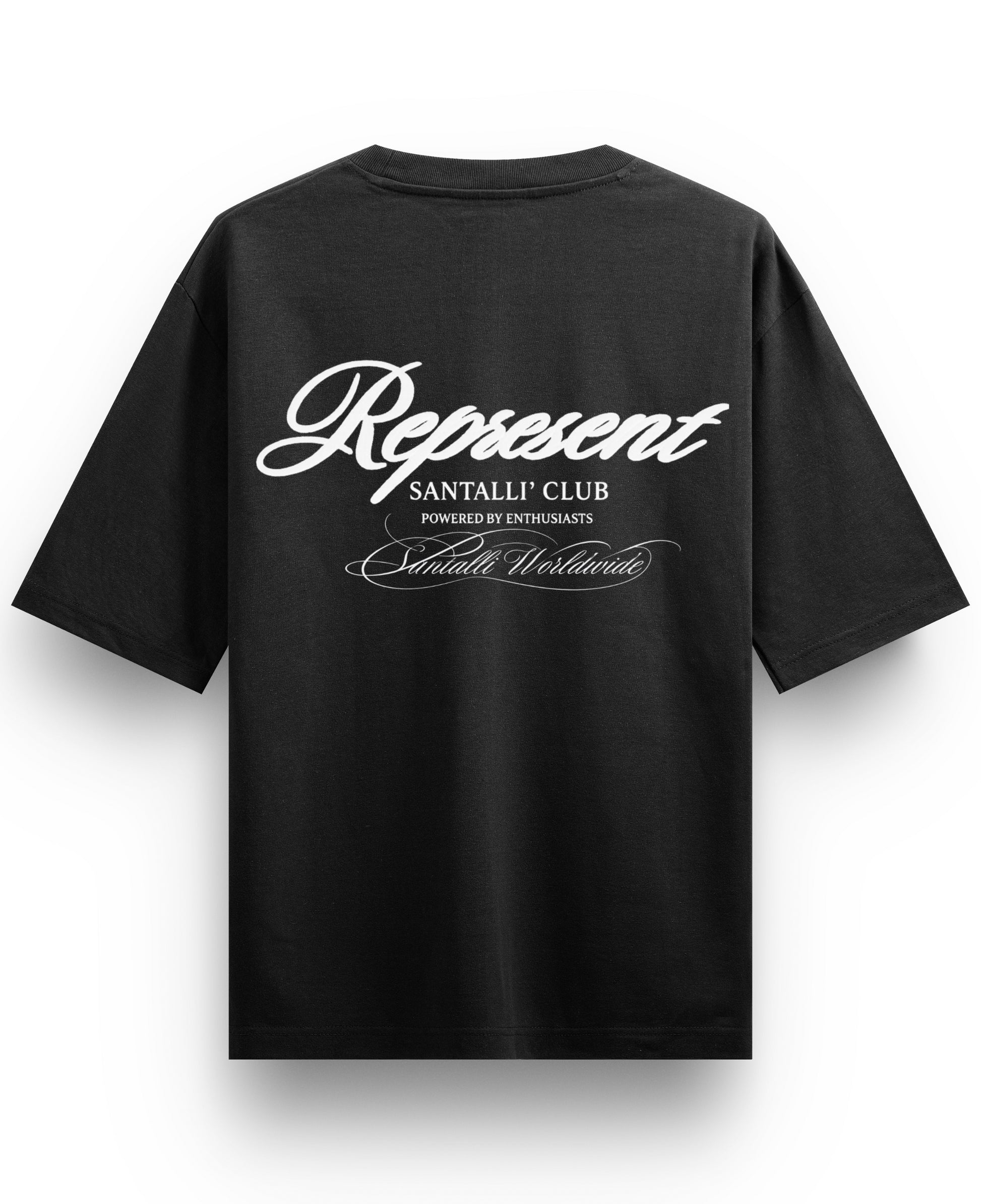 Black Oversized T-shirt Back Design