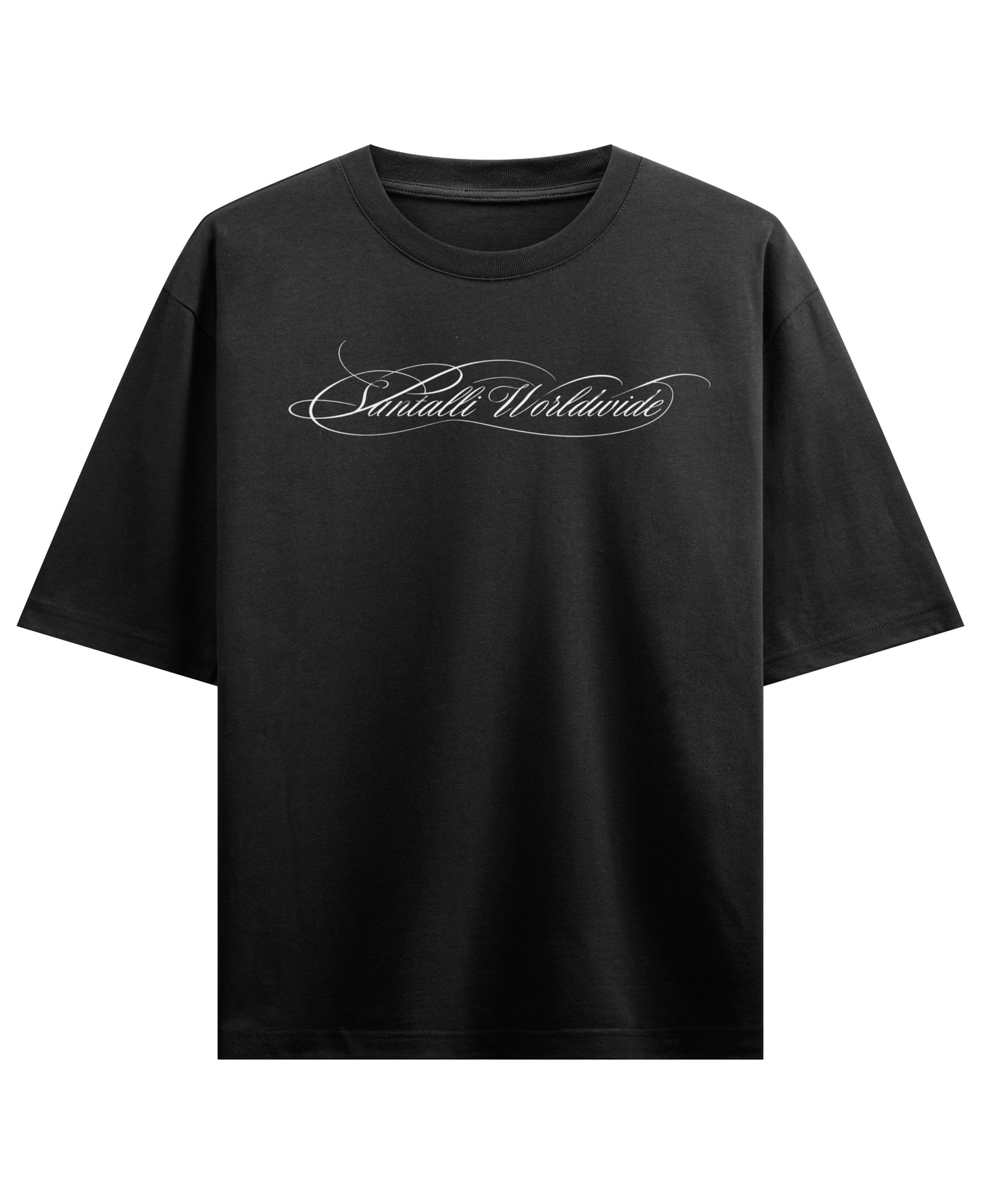Black Oversized T-shirt Front Design