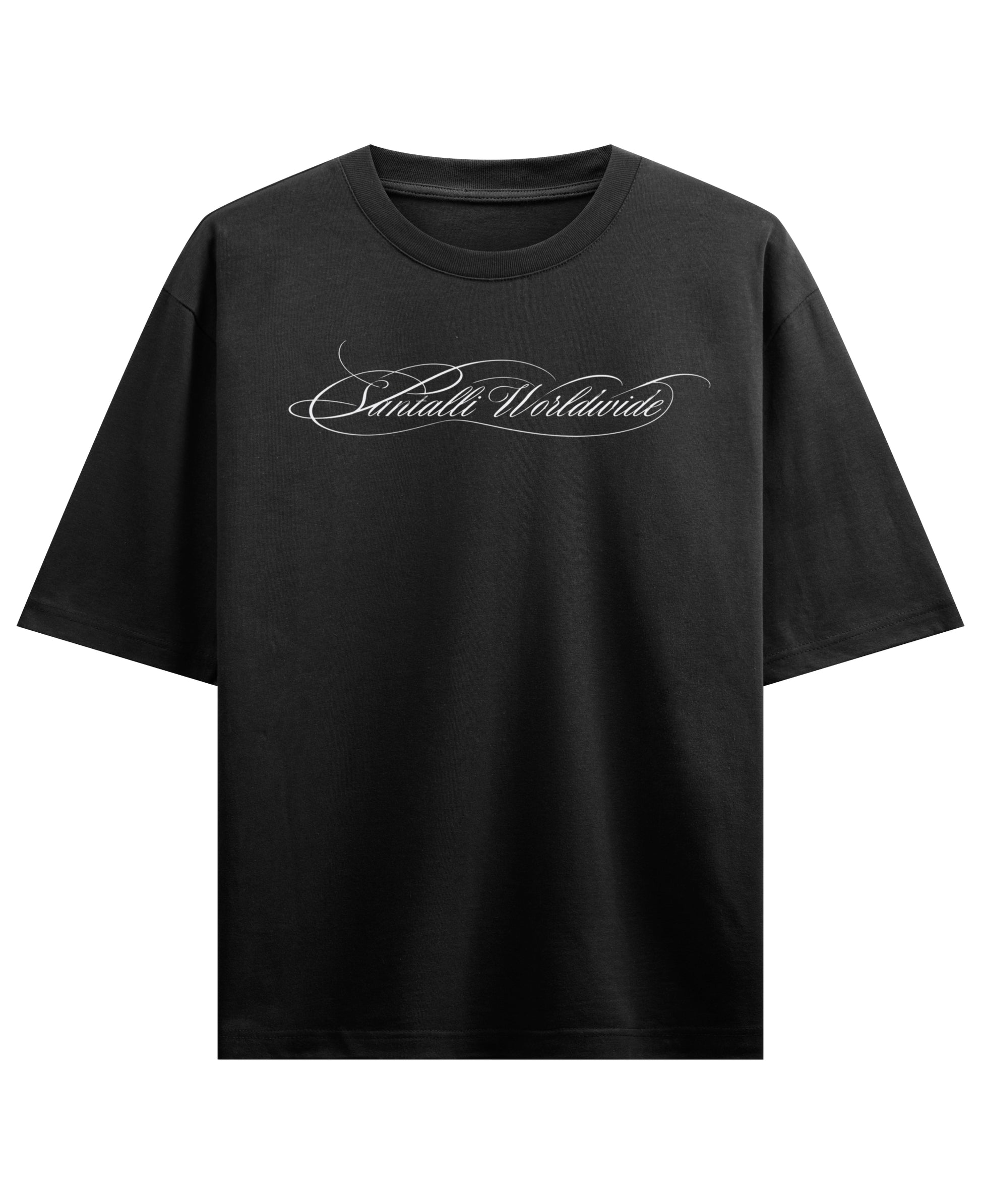 Black Oversized T-shirt Front Design