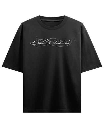 Black Oversized T-shirt Front Design