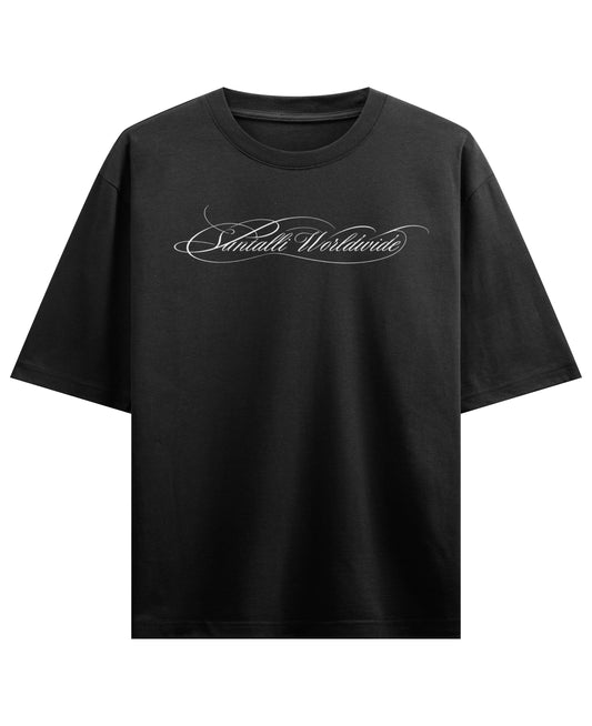 Black Oversized T-shirt Front Design