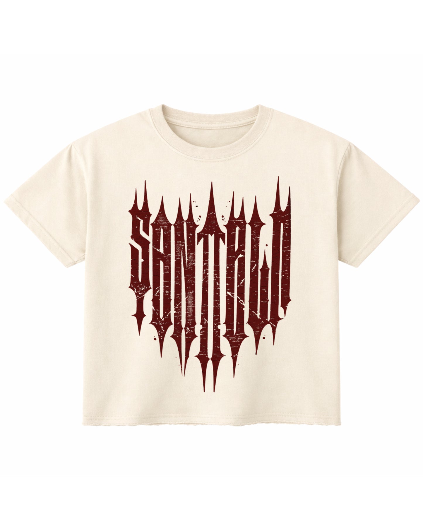 Off White Boxy Fit T-shirt Front Design