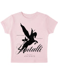 Baby Pink Baby Tee Front Design