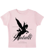 Baby Pink Baby Tee Front Design