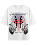 White Oversized T-shirt Front Design