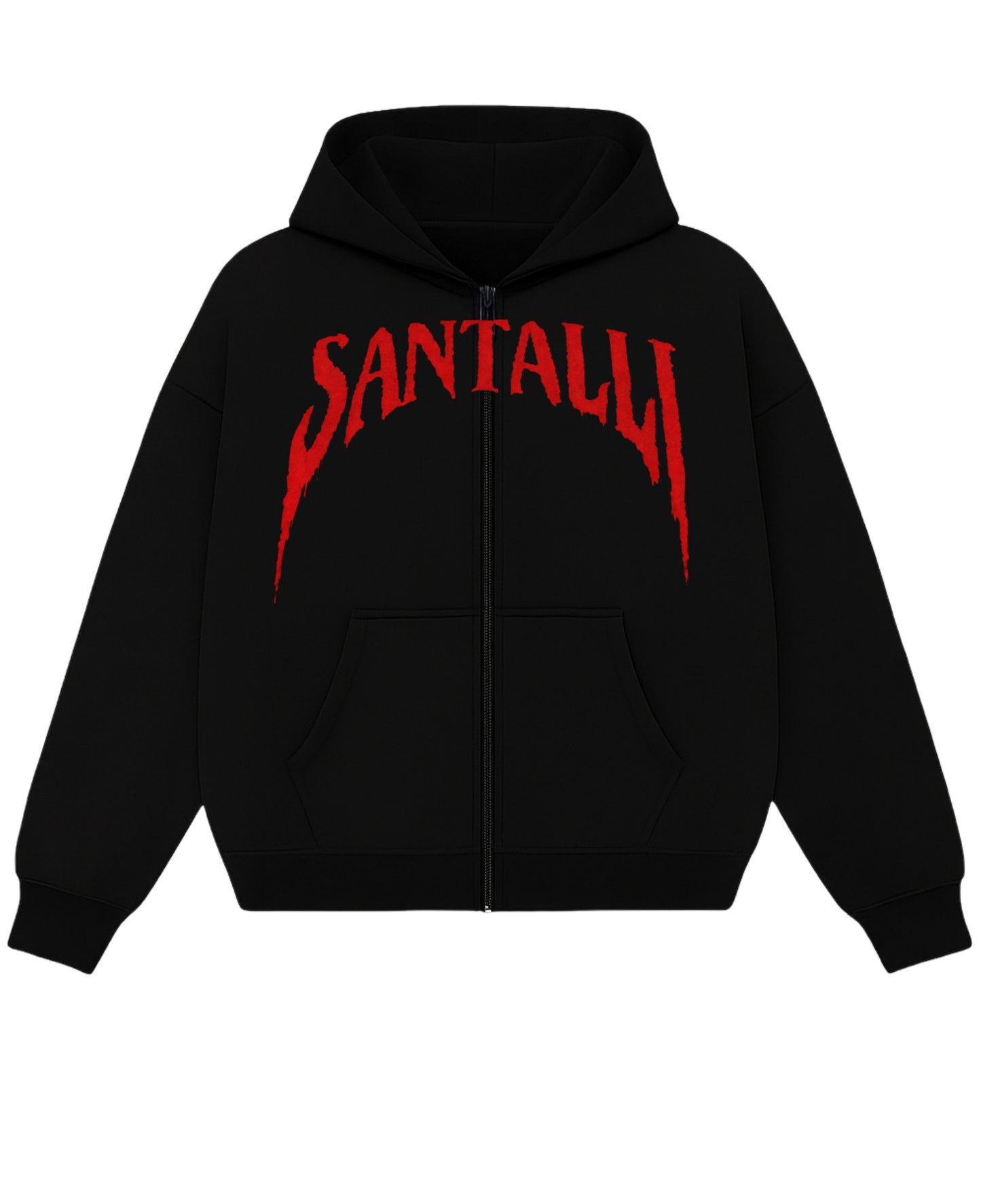 Zipper Hoodie Front Design