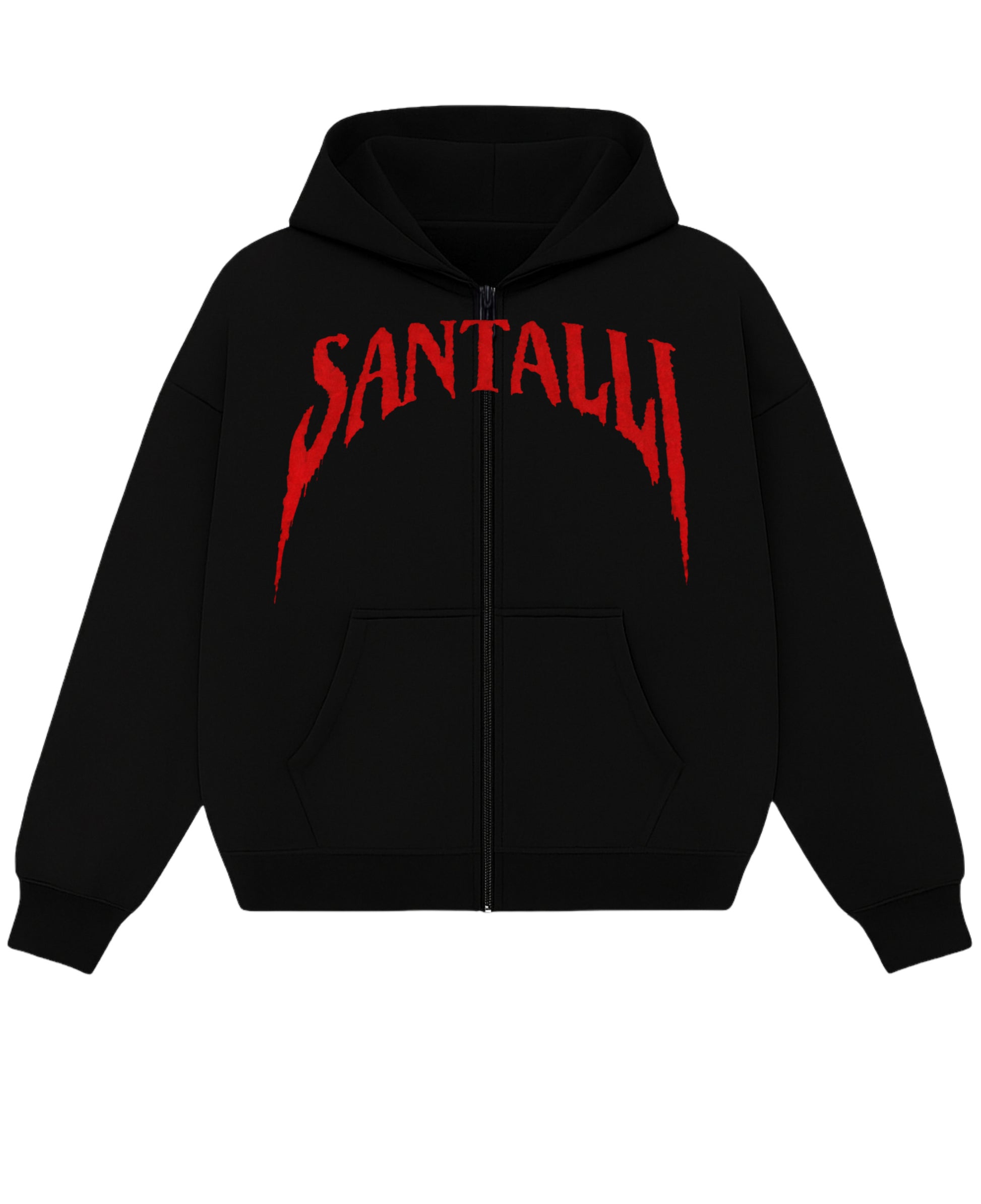 Zipper Hoodie Front Design