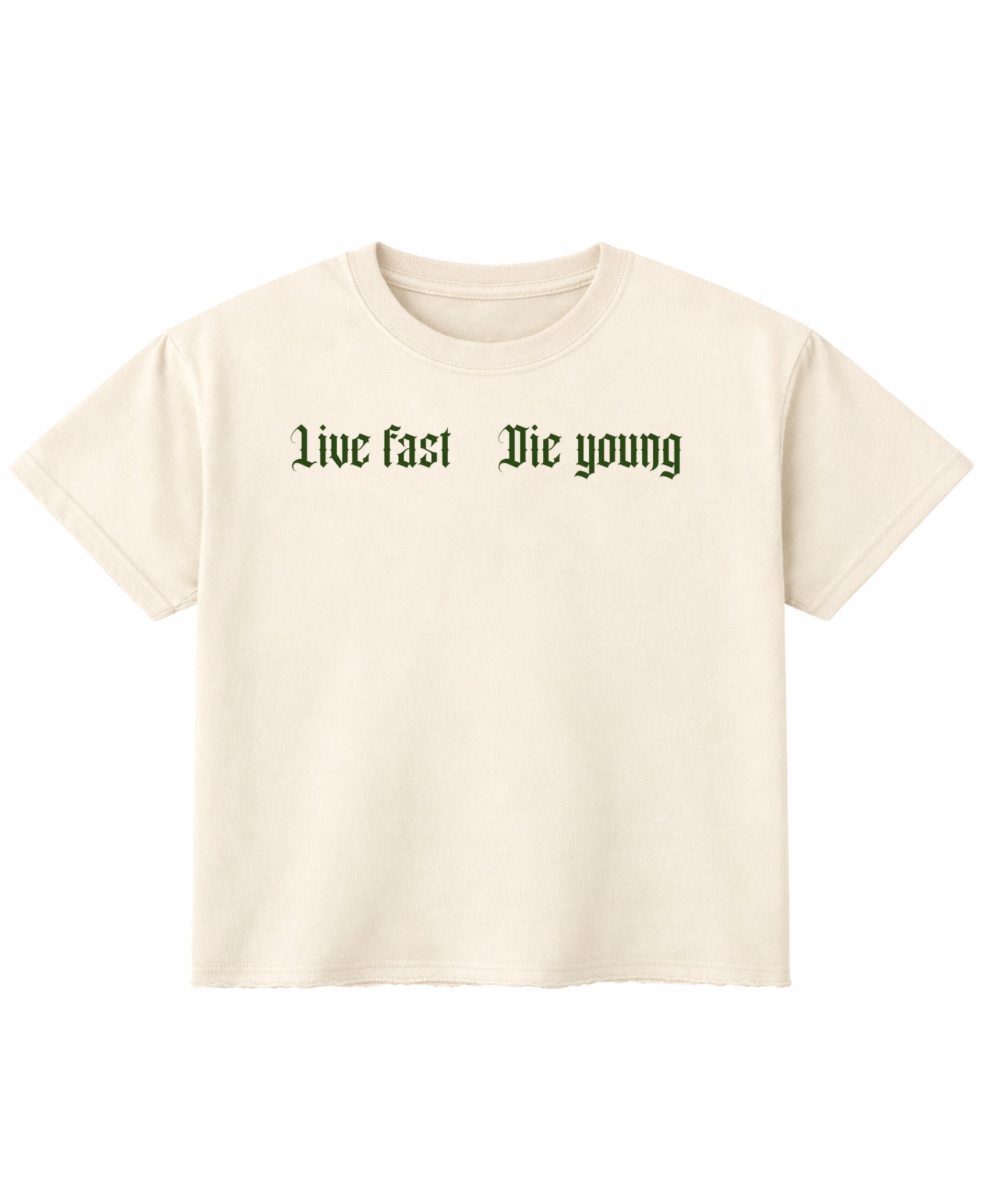 Off White Boxy Fit T-shirt Front Design