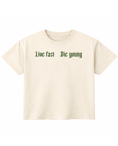 Off White Boxy Fit T-shirt Front Design