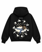 Black Boxy Hoodie Back Design