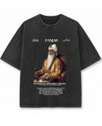 Vintage Fade Wash Oversized T-shirt Front Design