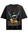 Black Oversized T-shirt Front Design