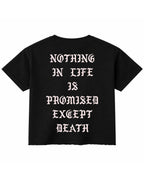 Black Boxy Fit T-shirt Back Design