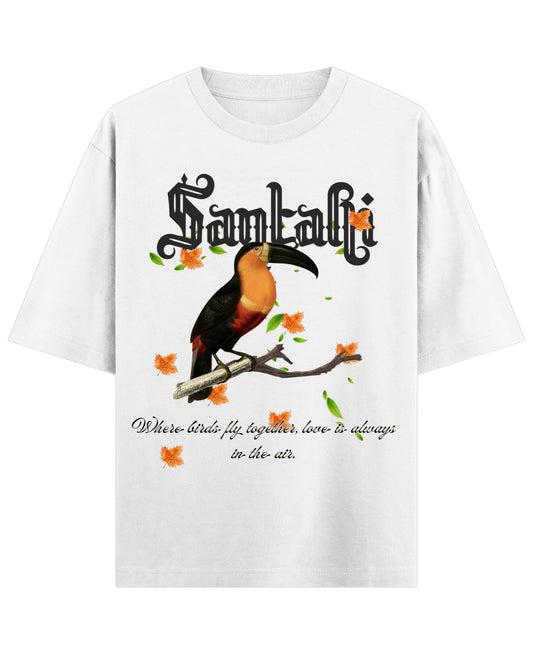 White Oversized T-shirt Front Design