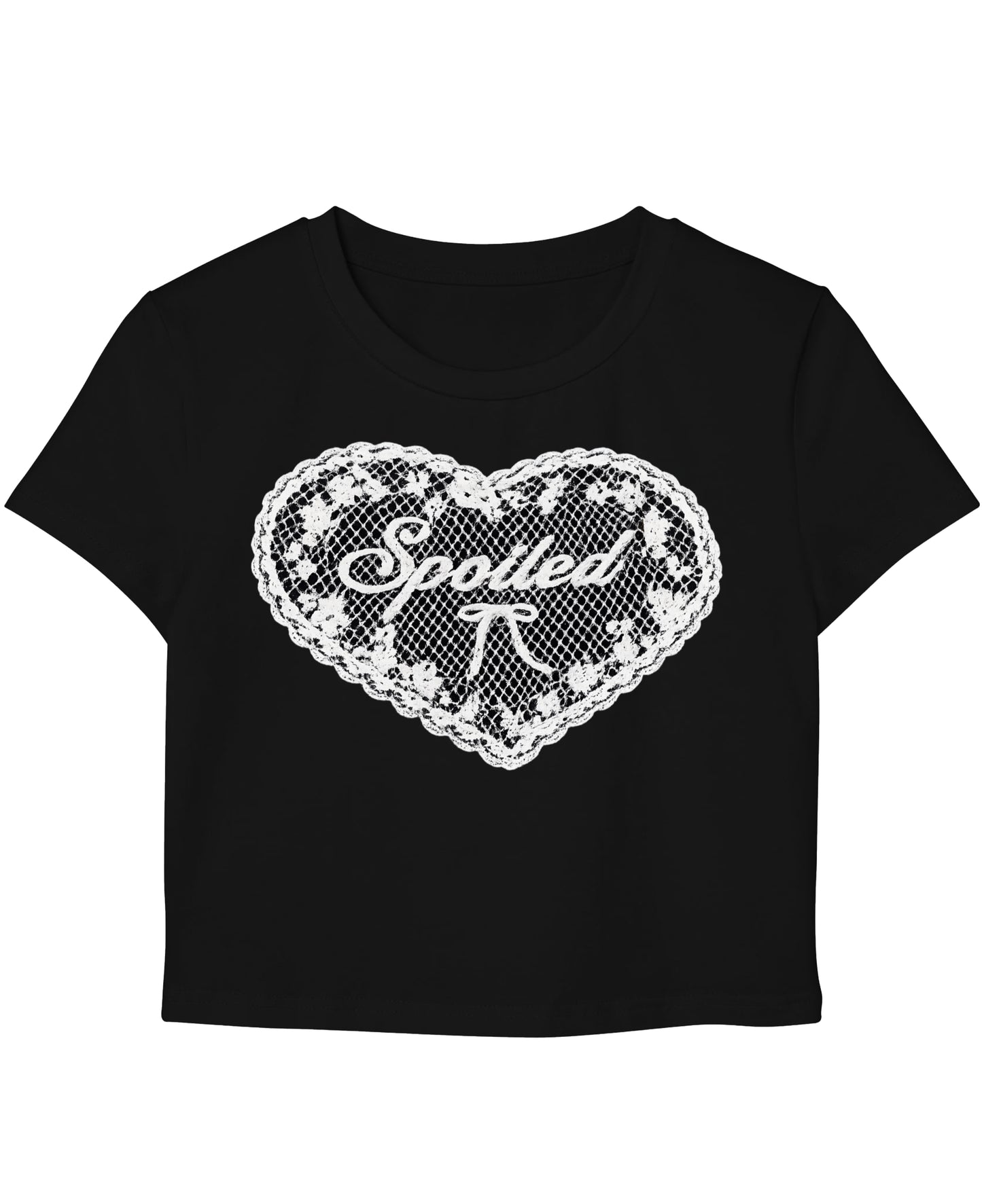 Black Baby Tee Front Design