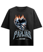 Black Oversized T-shirt Front Design