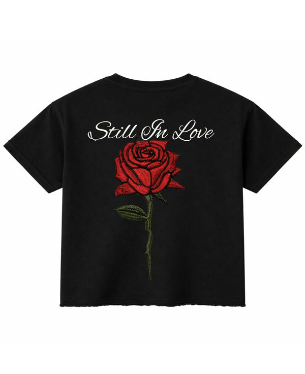 Black Boxy Fit T-shirt Back Design