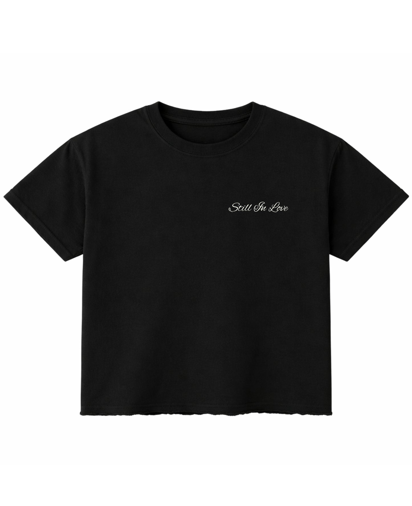 Black Boxy Fit T-shirt Front Design