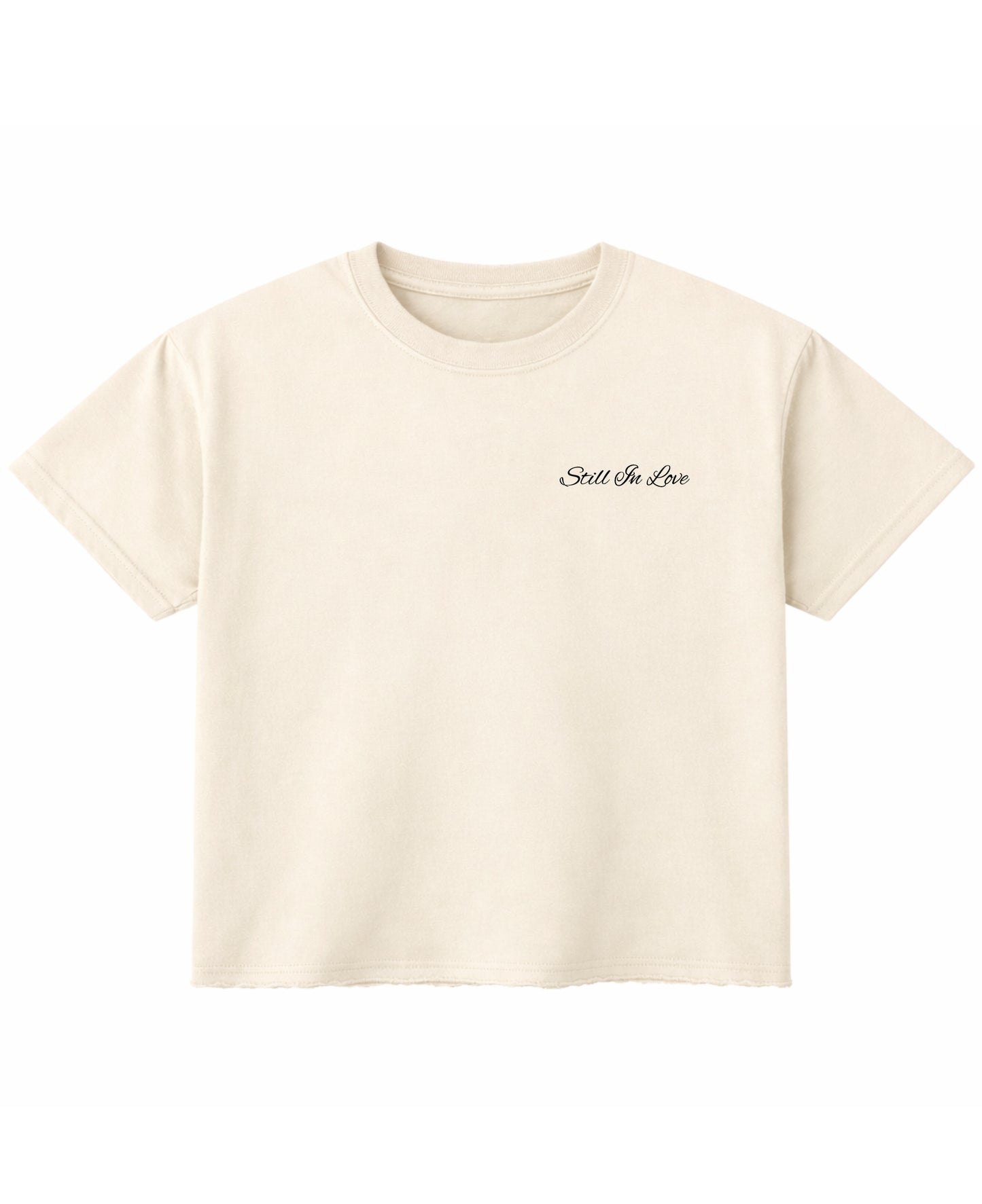 Off White Boxy Fit T-shirt Front Design