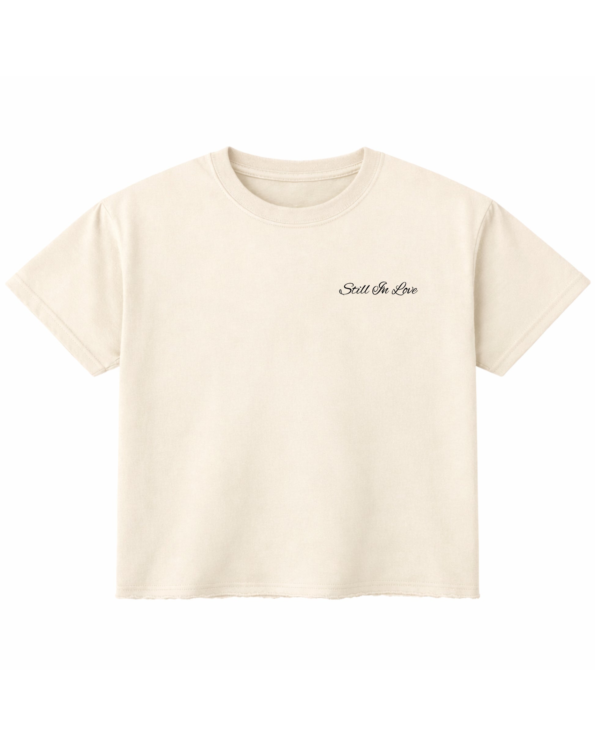 Off White Boxy Fit T-shirt Front Design