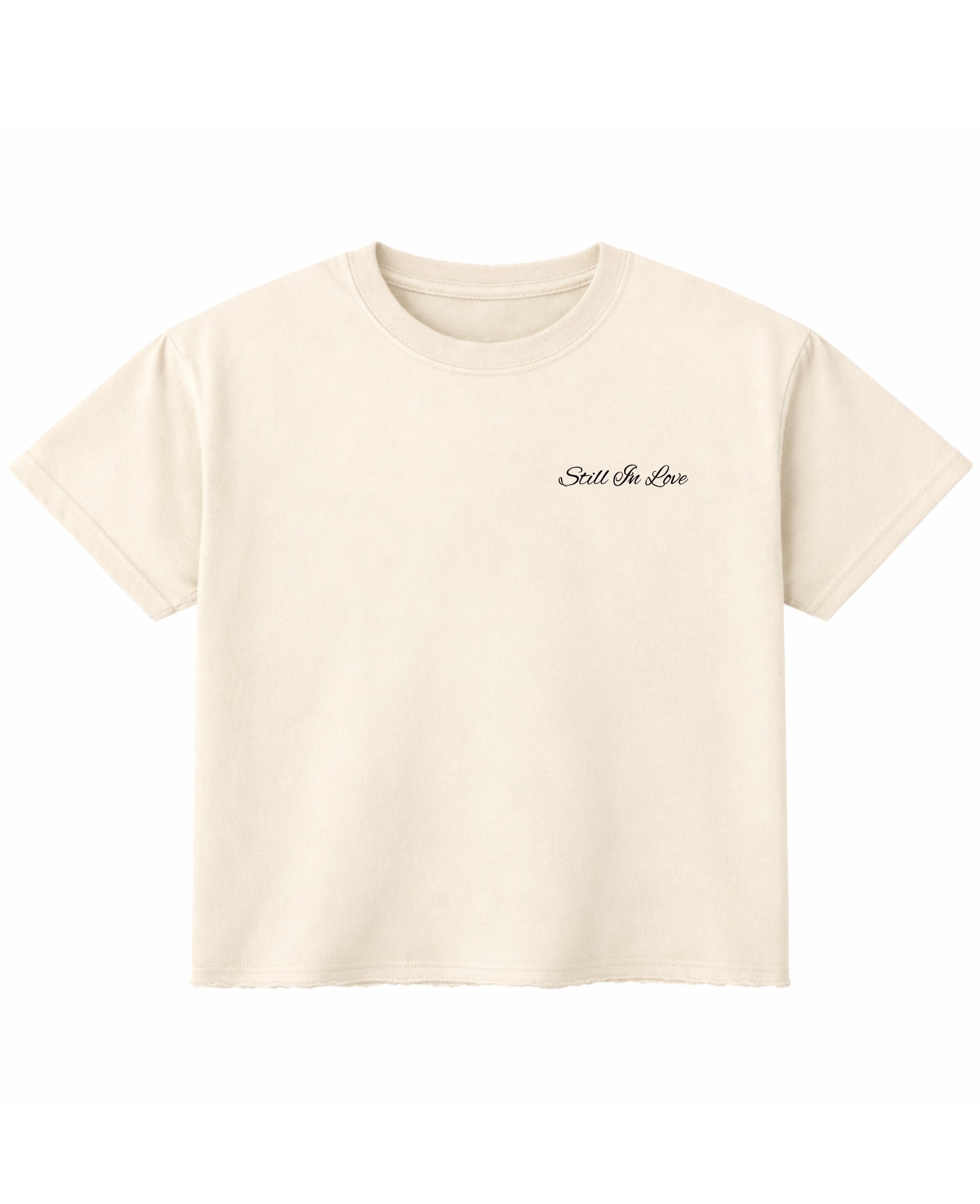 Off White Boxy Fit T-shirt Front Design