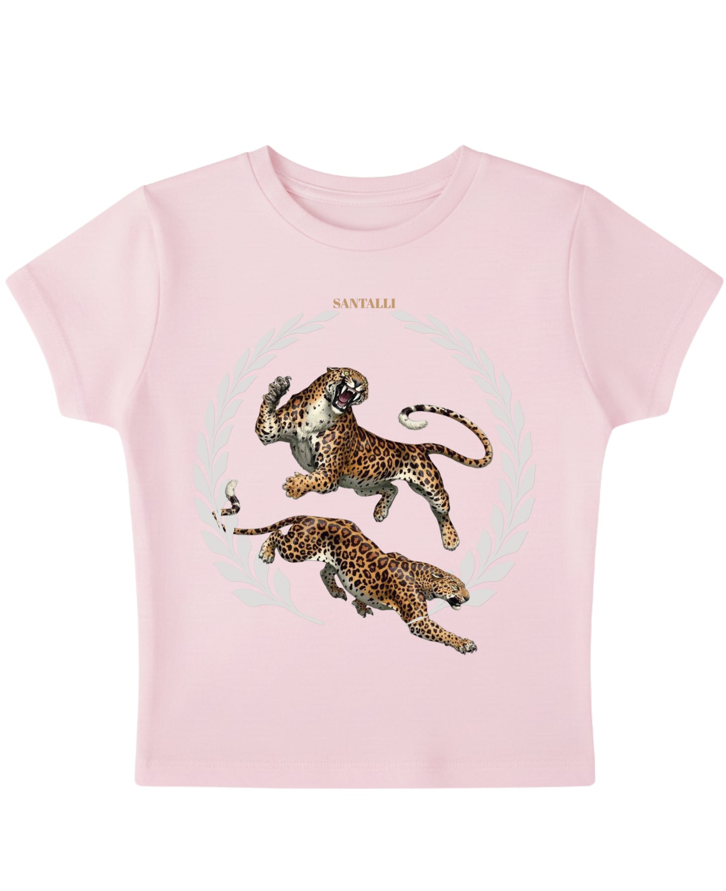 Baby Pink Baby Tee Front Design