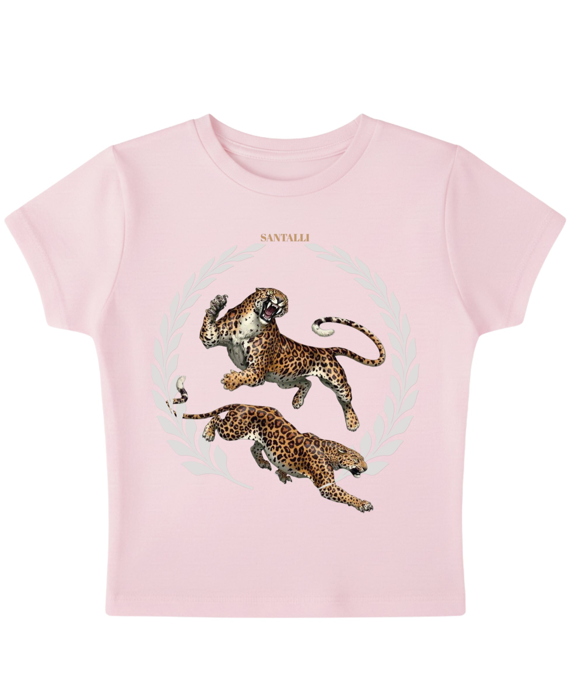 Baby Pink Baby Tee Front Design