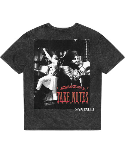 Acidwash Oversized T-shirt Back Design