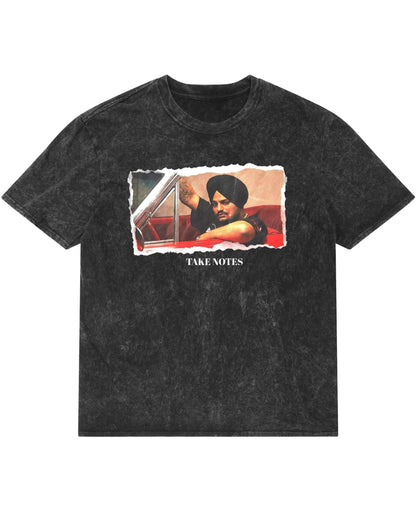 Acidwash Oversized T-shirt Front Design