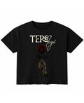 Black Boxy Fit T-shirt Front Design