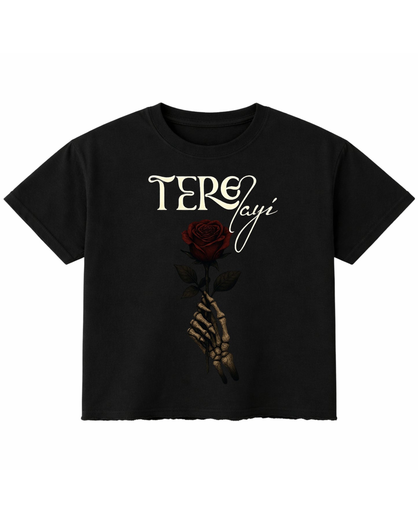 Black Boxy Fit T-shirt Front Design