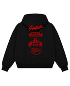Black Boxy Hoodie Back Design