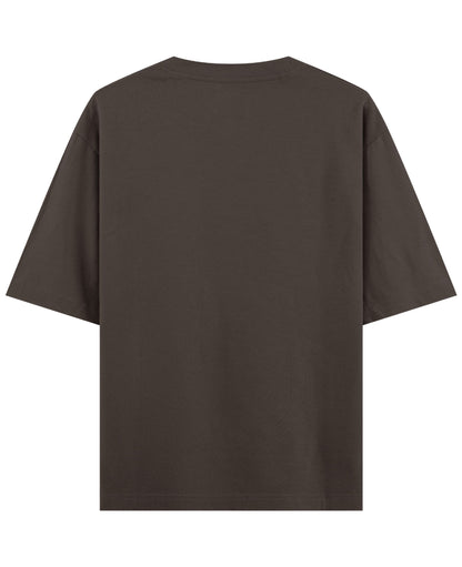 Coffee Oversized T-Shirt Back Design