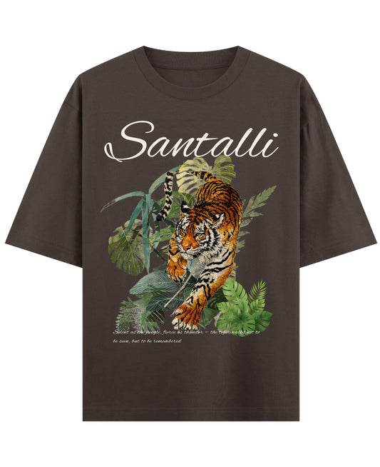 Coffee Oversized T-Shirt Front Design