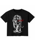 Black Boxy Fit T-shirt Front Design