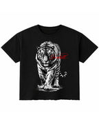 Black Boxy Fit T-shirt Front Design