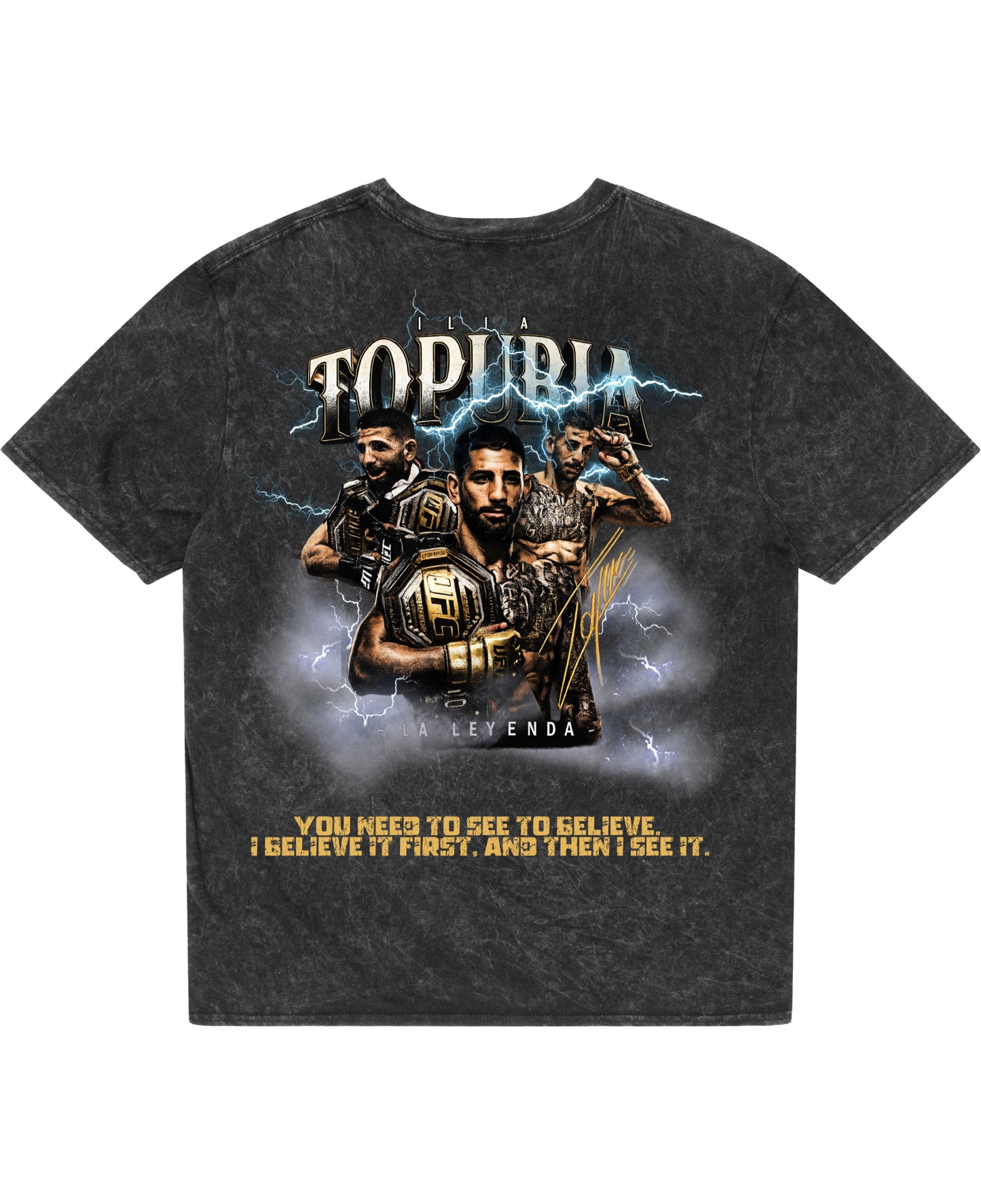 Acidwash Oversized T-shirt Back Design