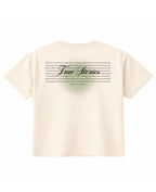 Off White Boxy Fit T-shirt Back Design