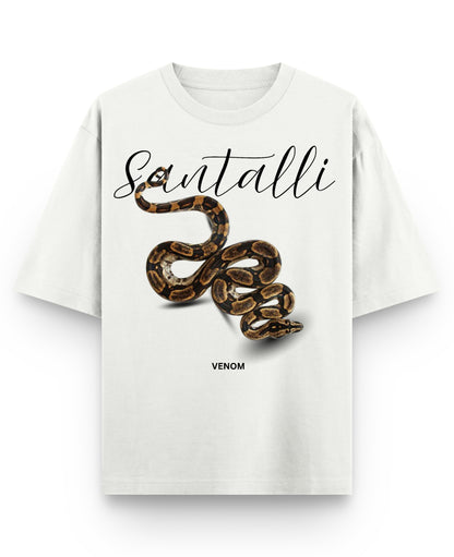 Off White Oversized T-shirt Front Design