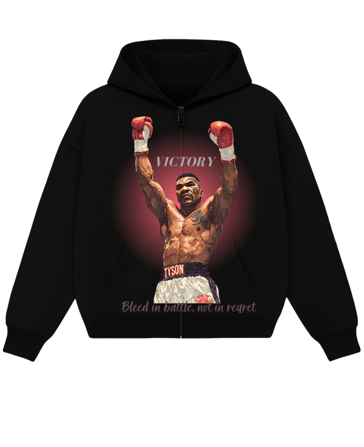 Zipper Hoodie Front Design