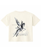 Off White Boxy Fit T-shirt Back Design