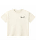 Off White Boxy Fit T-shirt Front Design