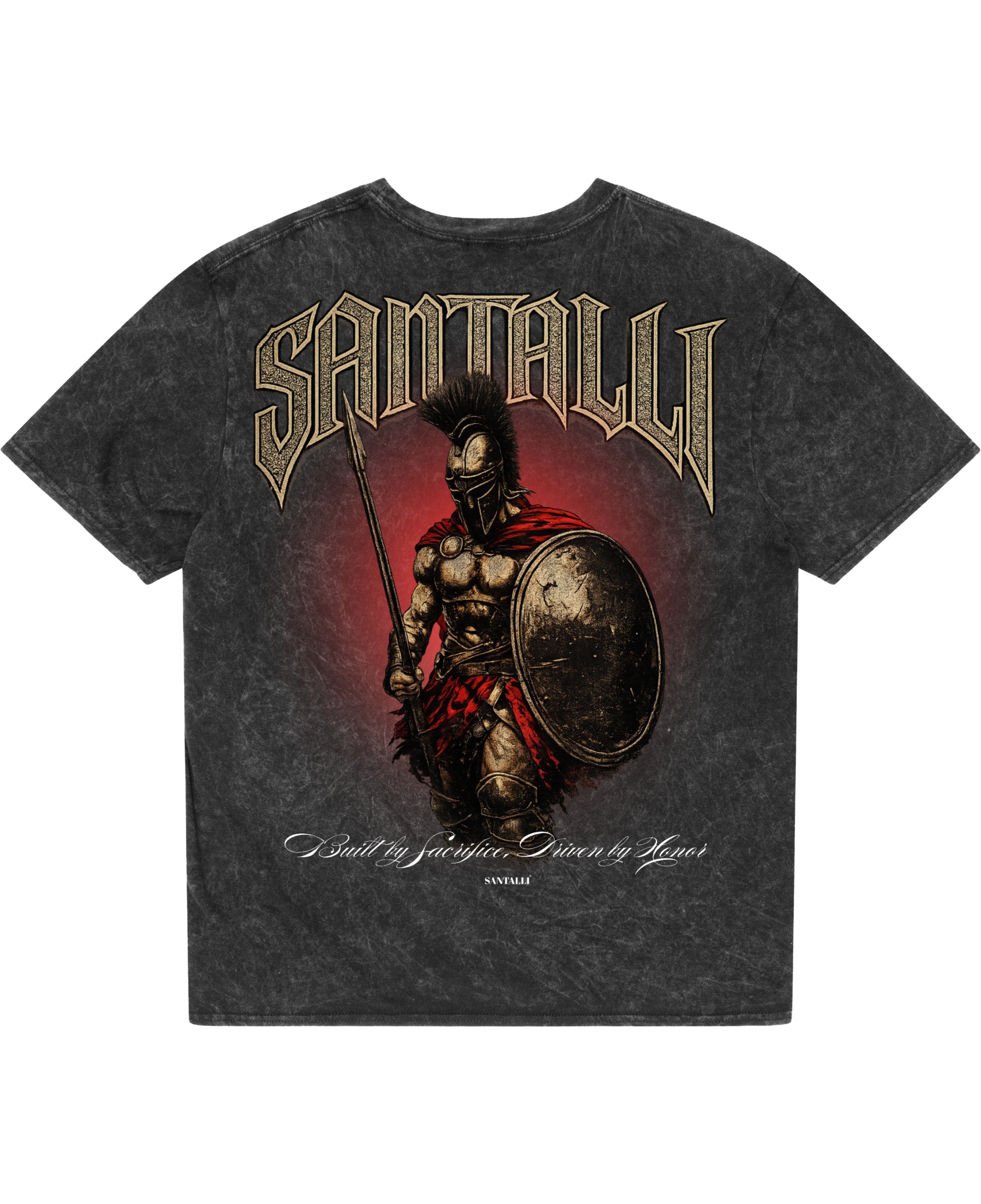 Acidwash Oversized T-shirt Back Design