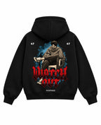 Black Boxy Hoodie Back Design
