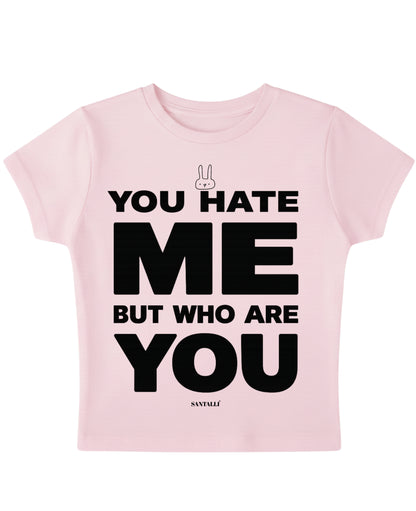 Baby Pink Baby Tee Front Design