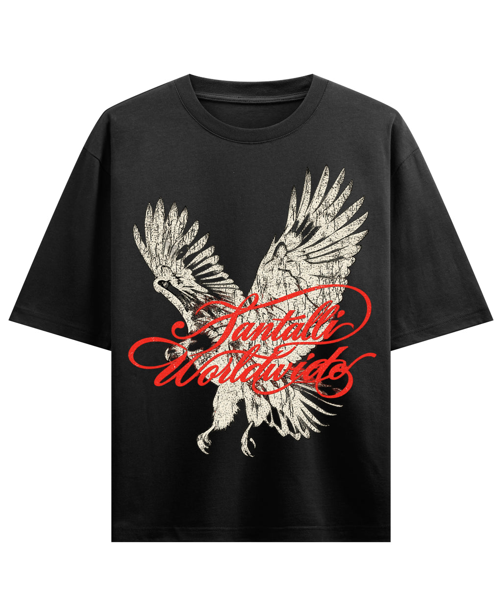 Black Oversized T-shirt Front Design